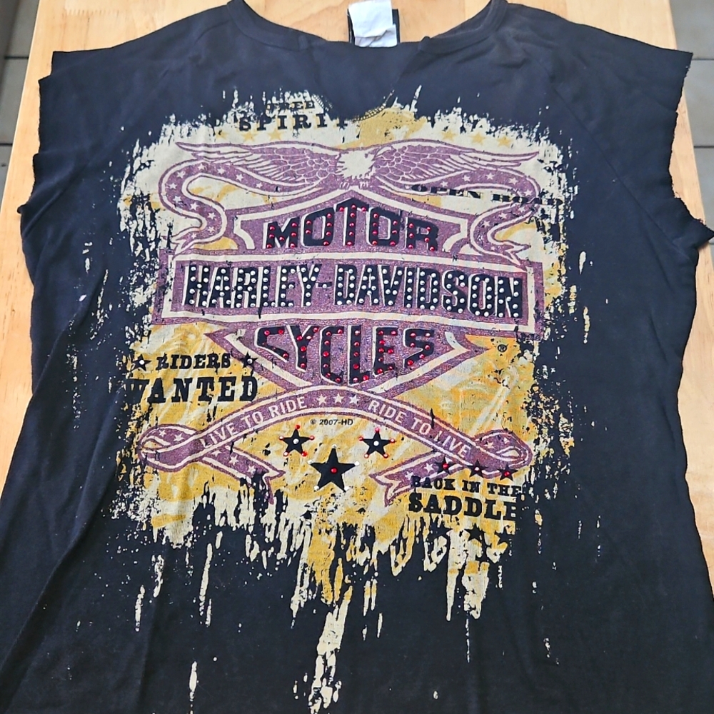 Vintage Harley-Davidson t-shirt.